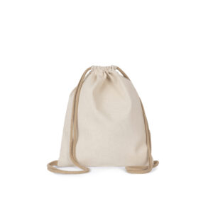 mochila cuerda beige